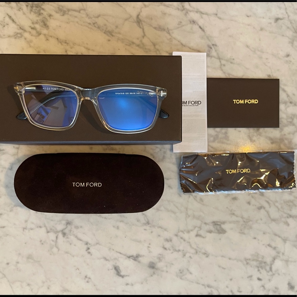Tom Ford blue block glasses opticals